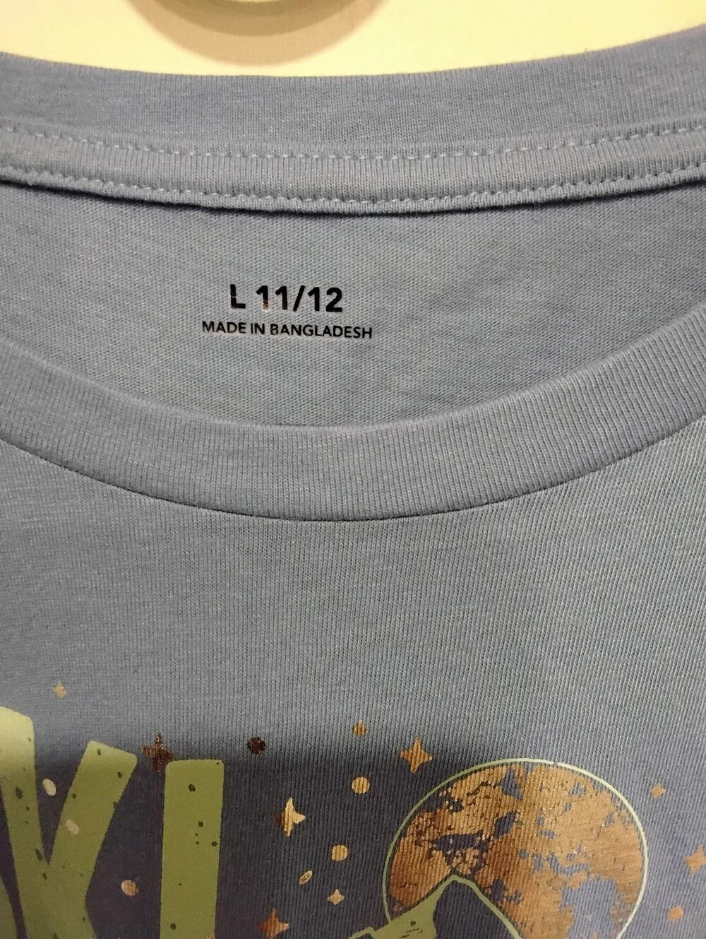 Kids Blue 'Ski Lodge Vibes' Graphic Tee